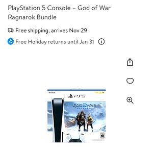 Playstation 5 Console-God of War Ragnarok Bundle